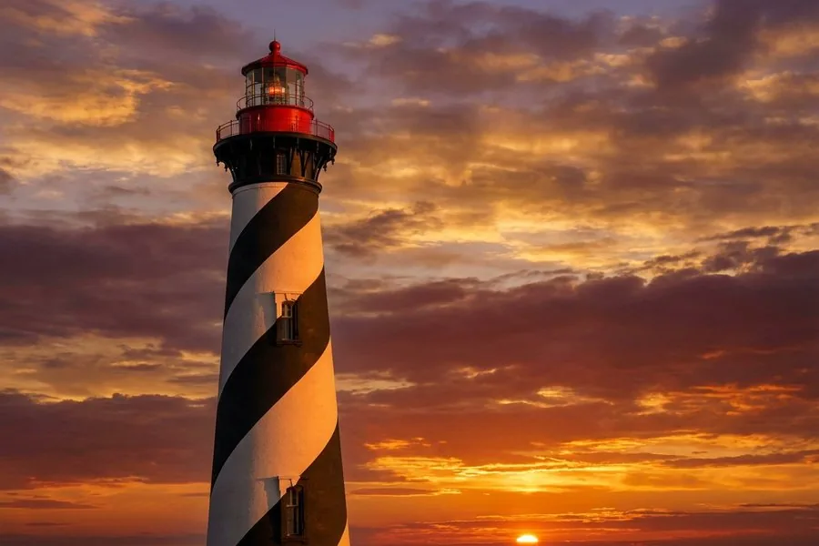St. Augustine Lighthouse at sunset